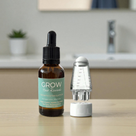GROW Hair Revival Serum + Scalp Massager